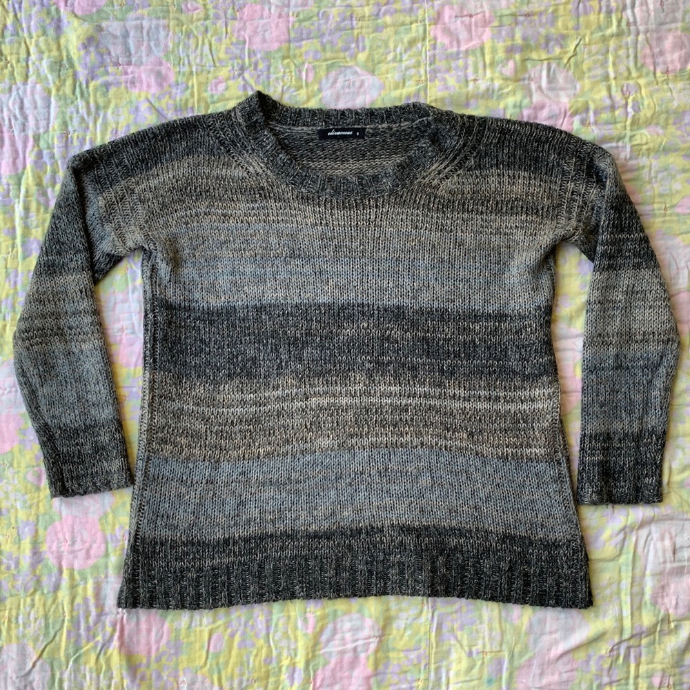 Olivaceous Knit Sweater